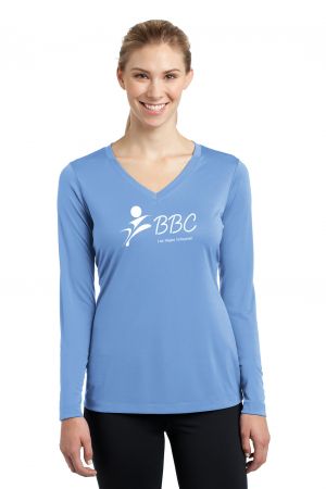 Women's Long Sleeve V-Neck Tech Tee