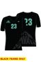 AVA Short Sleeve Black Sublimated Jersey
