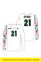 Evo White Sublimated Long Sleeve Jersey
